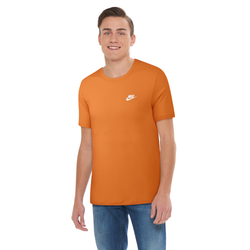 Men's - Nike Core Club T-Shirt  - Electro Orange