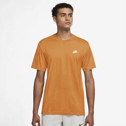 Men's - Nike Embroidered Futura T-Shirt - Kumquat