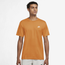 Nike Embroidered Futura T-Shirt - Men's Kumquat