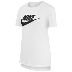 Girls' Grade School - Nike NSW Basic Futura T-Shirt - White