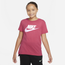 Nike NSW Basic Futura T-Shirt - Girls' Grade School Archaeo Pink/White/Pink Foam