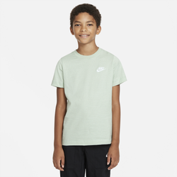 Boys' Grade School - Nike NSW Futura T-Shirt - Green/White