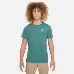 Boys' Grade School - Nike EMB Futura T-Shirt - Olive/White