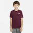 Nike NSW Futura T-Shirt - Boys' Grade School Dk Beetroot