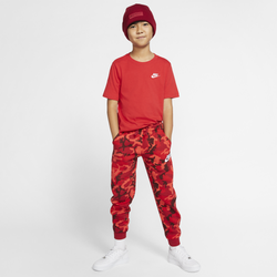 Boys' Grade School - Nike NSW Futura T-Shirt - Red/White