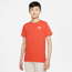 Nike NSW Futura T-Shirt - Boys' Grade School Orange/Orange