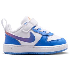 Boys' Toddler - Nike Court Borough Low - Bright Violet/White/Blue Crystal