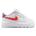 Nike Force 1 Low BBall Lace - Nike White/Bright Violet Turf Orange