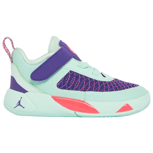 

Jordan Boys Jordan Luka 1 - Boys' Toddler Basketball Shoes Mint Foam/Racer Pink/Court Purple Size 8.0