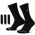 Jordan Everyday 3 Pack Cushion Crew Socks - Men's Black/White