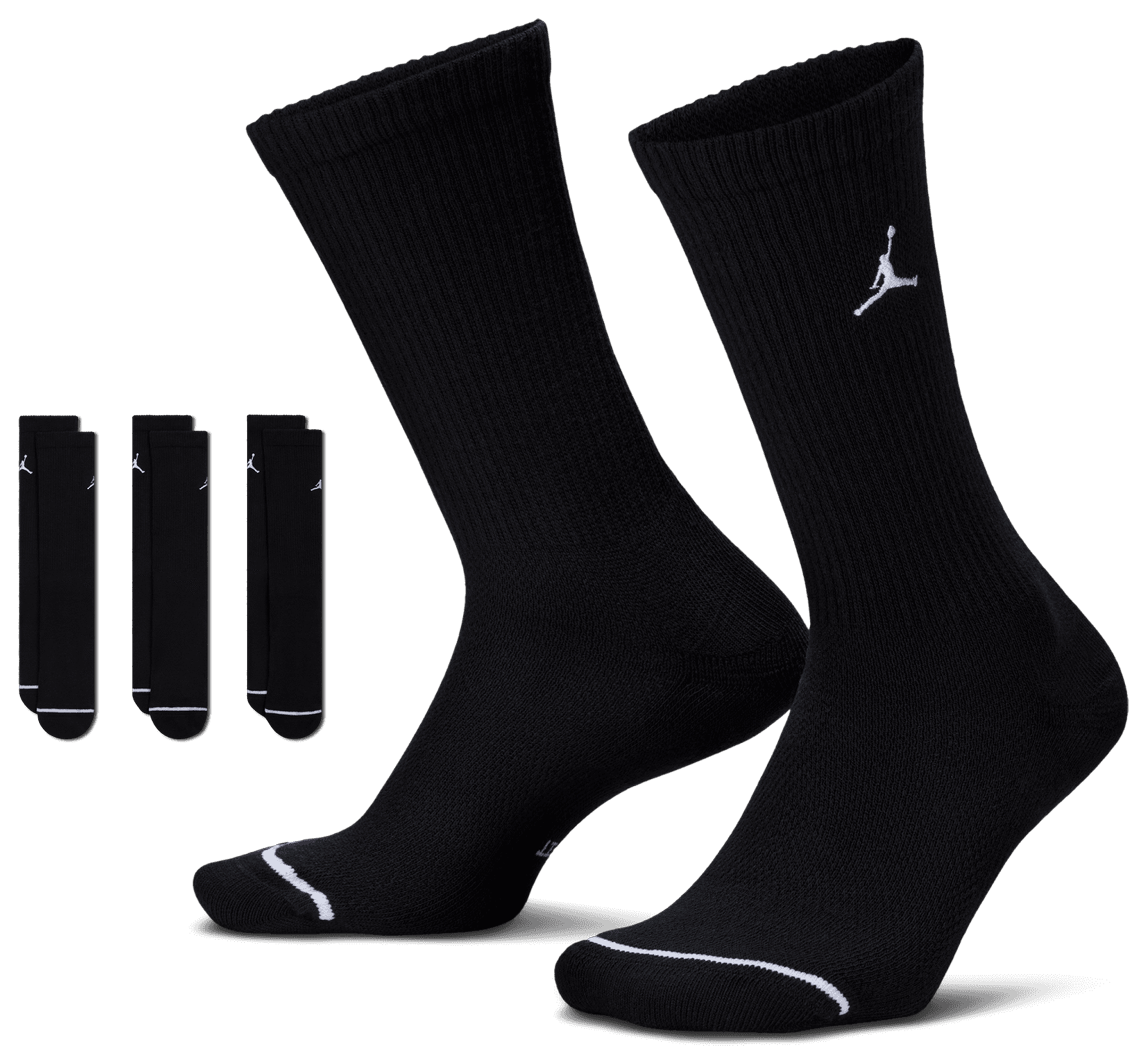 Jordan Everyday 3 Pack Cushion Crew Socks - Men's