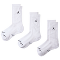 Jordan Everyday 3 Pack Cushion Crew Socks - Jordan White
