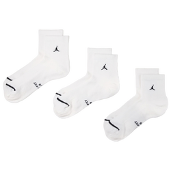 Men's - Jordan Everyday 3 Pack Cushion Ankle Socks - White/White