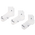 Jordan Everyday 3 Pack Cushion Ankle Socks - Men's White/White