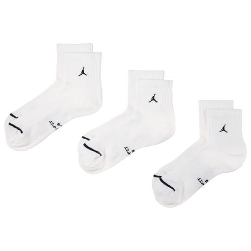 Jordan Everyday 3 Pack Cushion Ankle Socks - Jordan White