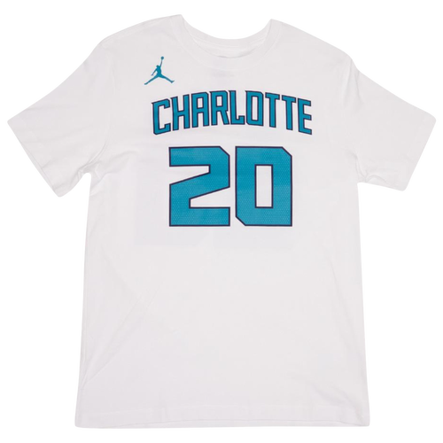 

Nike Mens Gordon Hayward Nike Hornets Statement Name & Number T-Shirt - Mens Blue/White Size S