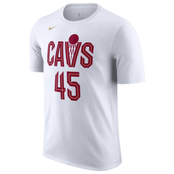 Men's - Nike Cavaliers Name & Number T-Shirt - White/White