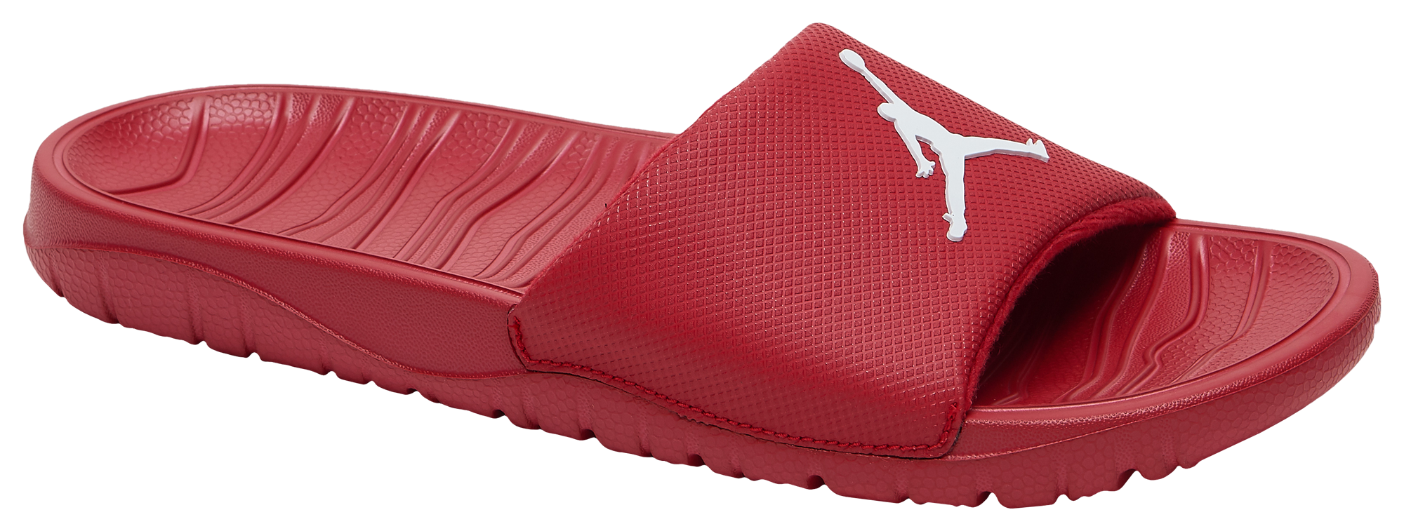 jordan flip flops red