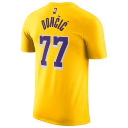 Men's - Nike Lakers Name & Number T-Shirt - Yellow