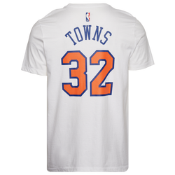 Men's - Nike Knicks Name & Number T-Shirt - White/White