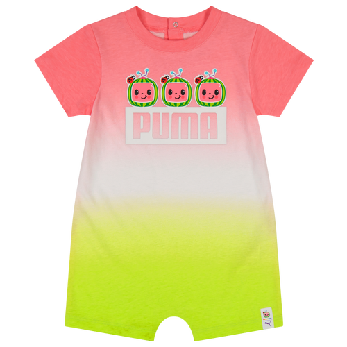 

Girls PUMA PUMA Watermelon Romper - Girls' Toddler Pink/Green Size 2T