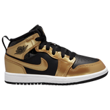 Black/Gold/White - Jrdn Psb Aj1 Md Se-bk/gd/wh