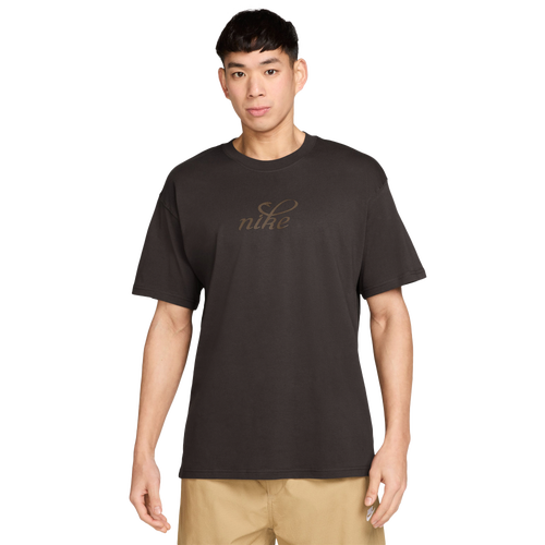 UNISEX - Nike NSW Loose Snakeskin T-Shirt - Brown/Black