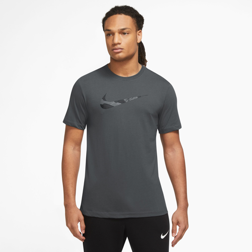 

Nike Mens Nike Dri-Fit Camo GFX T-Shirt - Mens Iron Gray Size XL