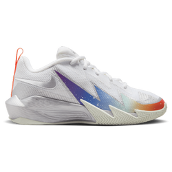 Boys' Grade School - Nike S.T. Dynamite - White/Metallic Silver/Metallic Silver
