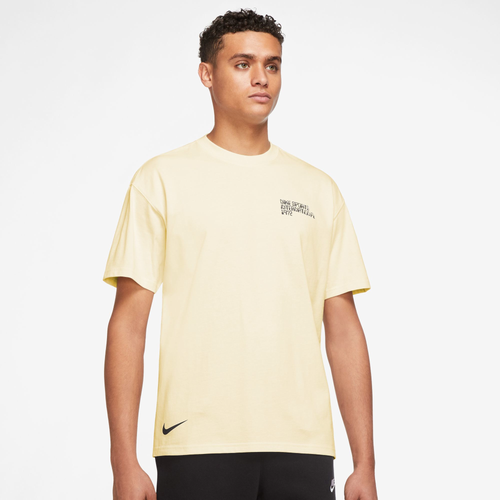 

Nike Mens Nike Circa Graphic T-Shirt - Mens Tan/Maroon Size S