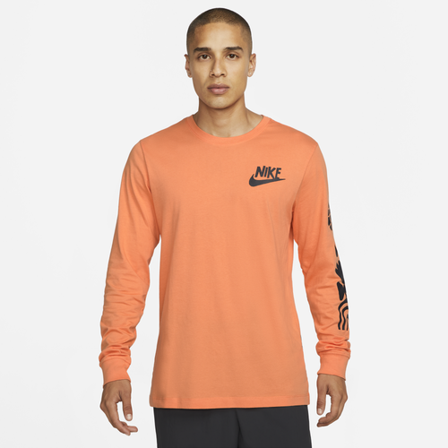 

Nike Mens Nike HBR Statement T-Shirt - Mens Orange/Black Size L