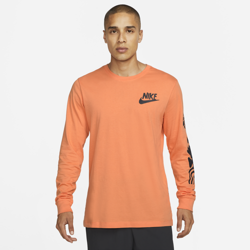 

Nike Mens Nike HBR Statement T-Shirt - Mens Orange/Black Size XL