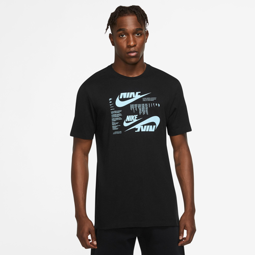 

Nike Mens Nike NSW Club Tee - Mens Black/White Size L