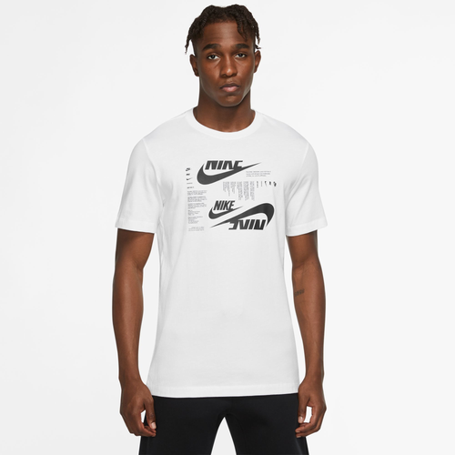 

Nike Mens Nike NSW Club Tee - Mens White/Black Size L