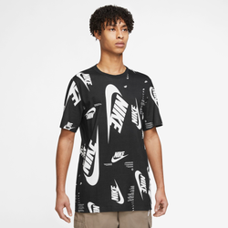 Men's - Nike Club T-Shirt - Black/White