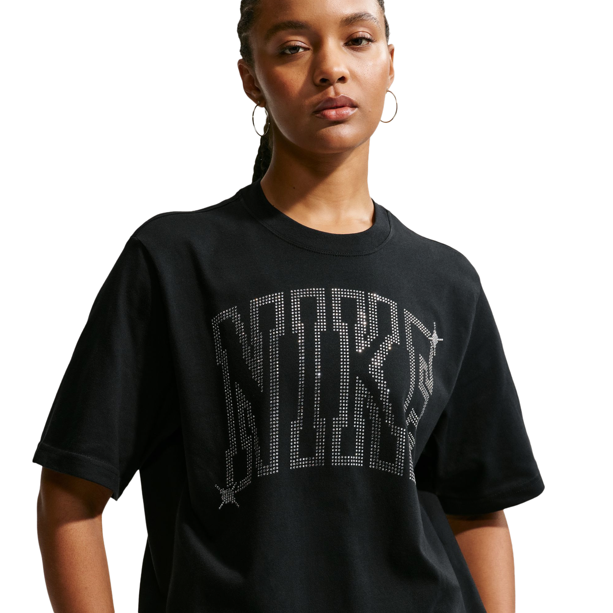Nike NSW Classic Boxy ST7 Bling T-Shirt - Women's | Foot Locker