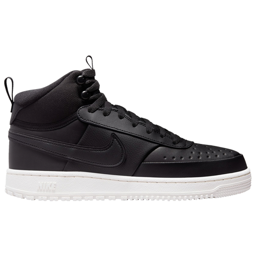 Nike Mens  Court Vision Mid Winter In Black/black