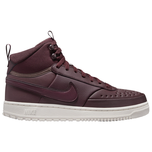 

Nike Mens Nike Court Vision Mid Winter - Mens Basketball Shoes Burgundy Crush/White/Black Size 7.5