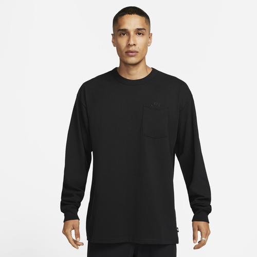 

Nike Mens Nike NSW Premium Essential L/S - Mens Black/Black Size L