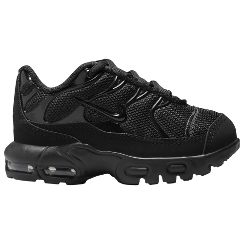 

Boys Nike Nike Air Max Plus TD - Boys' Toddler Running Shoe Black/Black/Dark Grey Size 04.0