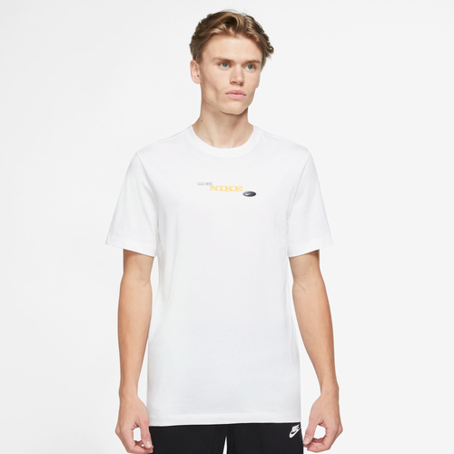 

Nike Mens Nike Rhythm LBR T-Shirt - Mens White/Black Size M