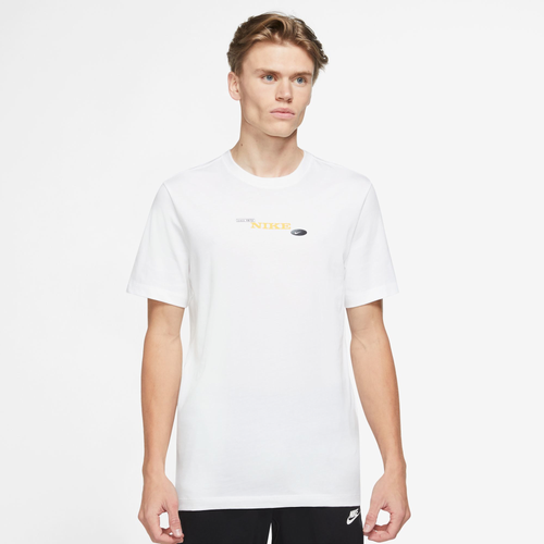 

Nike Mens Nike Rhythm LBR T-Shirt - Mens White/Black Size XS