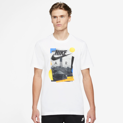 

Nike Mens Nike Rhythm Photo T-Shirt - Mens White/Black Size M