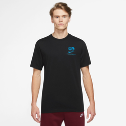 Men's - Nike Heatwave LBR T-Shirt - Black/Light Blue