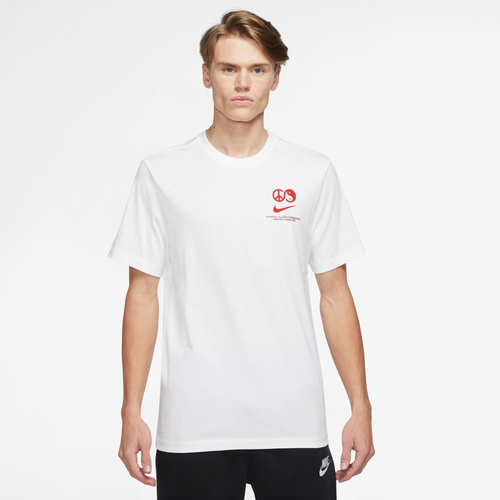 

Nike Mens Nike Heatwave LBR T-Shirt - Mens White/Black Size S