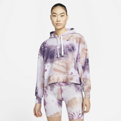Women's - Nike Tie Dye Hoodie - Amethyst/Multi
