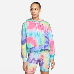 Women's - Nike Tie Dye Hoodie - Artic Punch/Multi