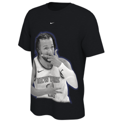 Men's - Nike Jalen Brunson Big Head QS T-Shirt - Black/Grey