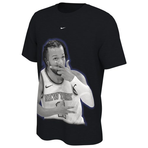 MENS - Nike Jalen Brunson Big Head QS T-Shirt - Black/Grey