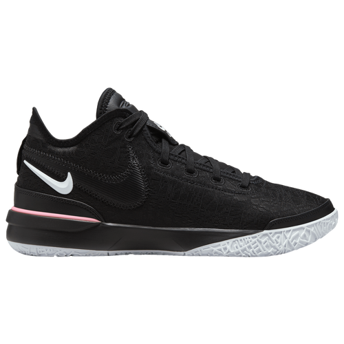 

Nike Mens LeBron James Nike Lebron Nexxt Generation - Mens Basketball Shoes Black/White/Pink Size 10.5